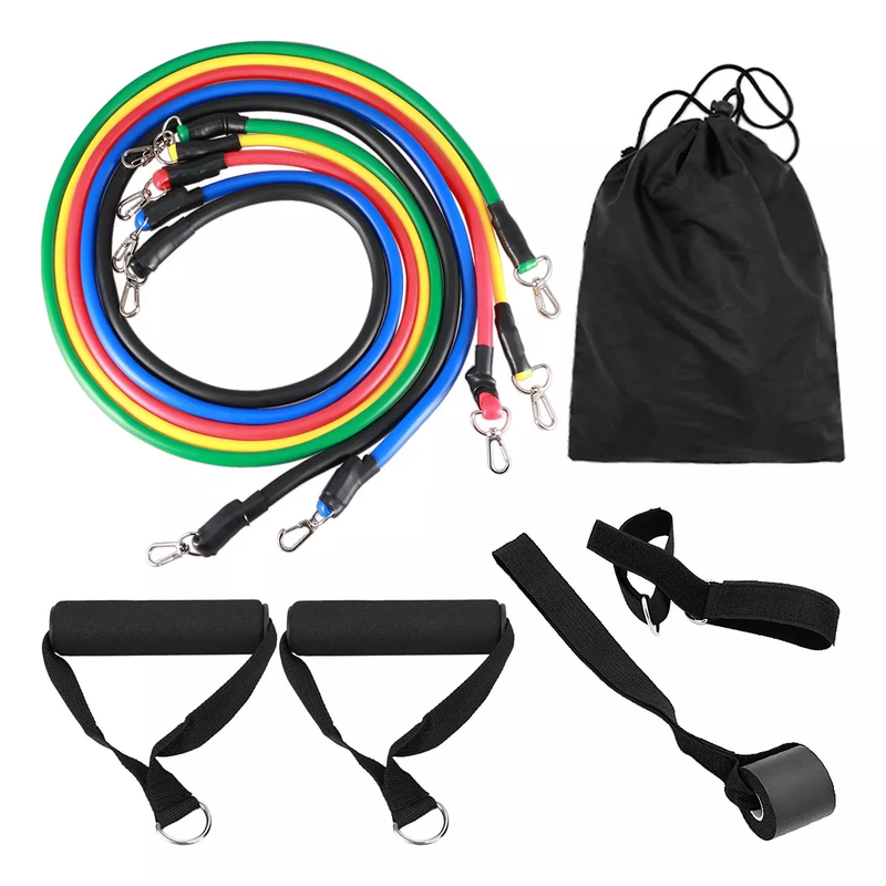 SET 2 JUEGOS BANDAS ELASTICA FITNES ENTRENAMIENTO GYM LAU - 1