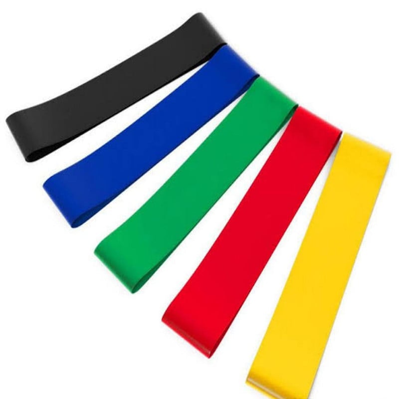 SET 4 BANDAS ELASTICAS RESISTENCIA ENTRENA GYM HOGAR LAU - 1