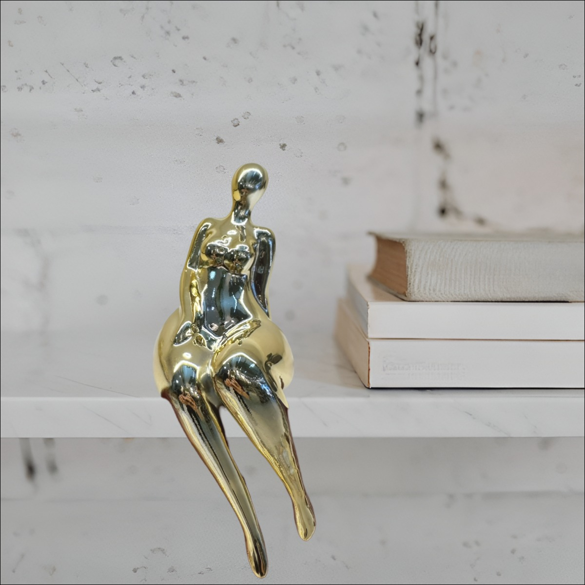 SET 2 ESCULTURA MUJER DECORACIÓN MODERNA CENTRO MESA JHN - 3