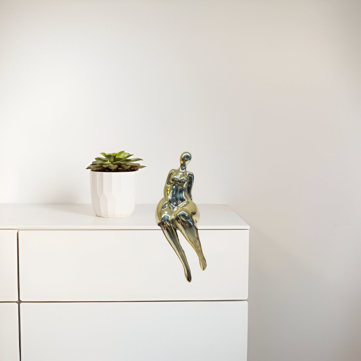 SET 2 ESCULTURA MUJER DECORACIÓN MODERNA CENTRO MESA JHN - 8