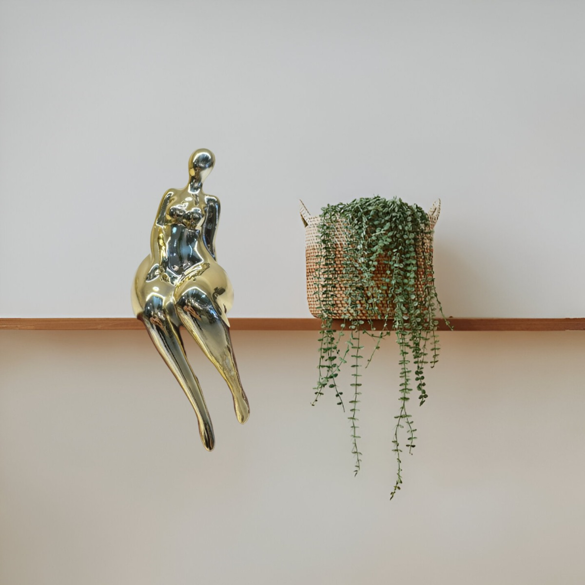 SET 2 ESCULTURA MUJER DECORACIÓN MODERNA CENTRO MESA JHN - 10