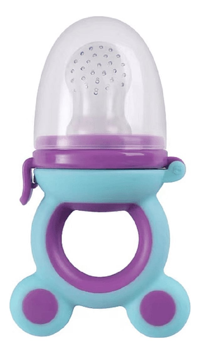 SET 4 CHUPETES ALIMENTADOR FRUTAS DIVERTIDO COMODO BEBE LAU MULTICOLOR - 1