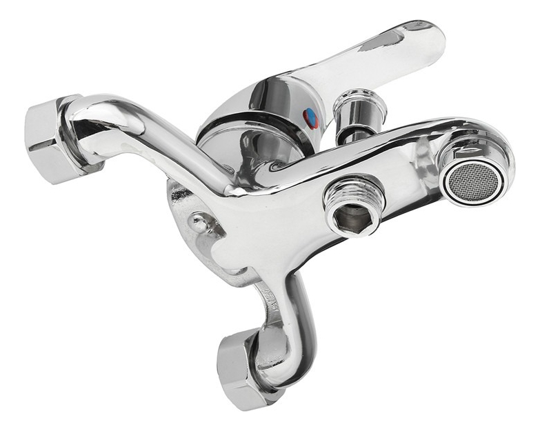 GRIFO LAVABO MEZCLADOR AGUA FRIA CALIENTE DUCHA BAÑO LAU - 4