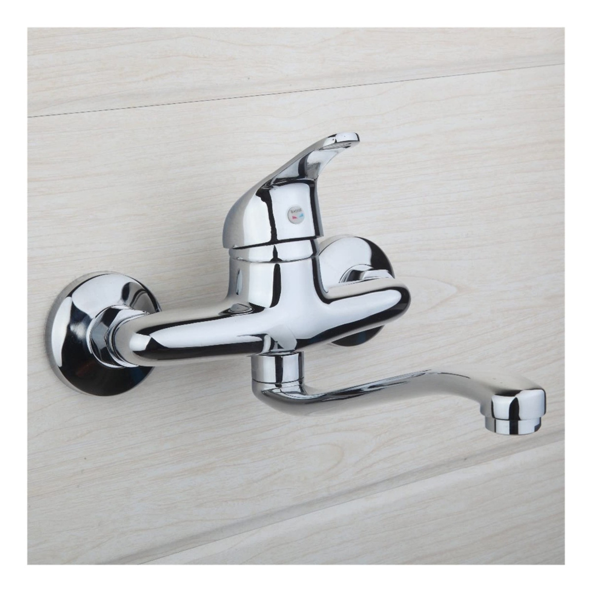 GRIFO MEZCLADOR LAVABO BAÑO AGUA FRIA CALIENTE CROMADO LAU - 4