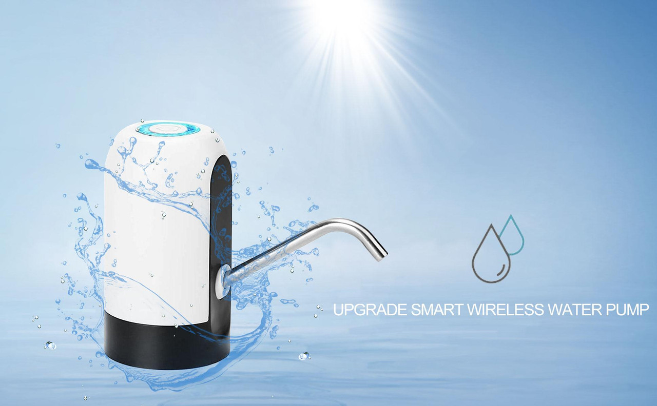 SET 2 DISPENSADORES AGUA CARGA USB BOTELLONES HOGAR LAU - 6