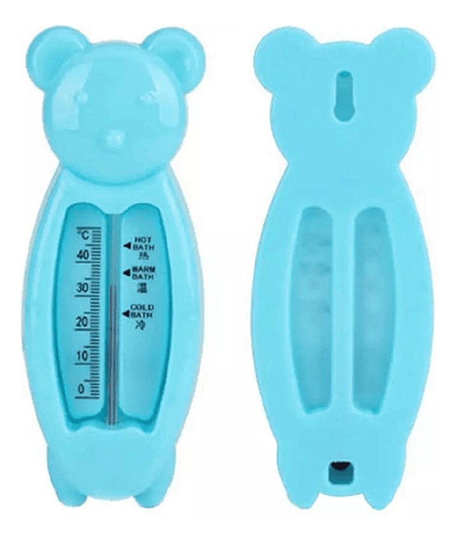 SET 10 TERMOMETROS AGUA DUCHA BAÑO FORMA OSITO BEBES LAU - 1