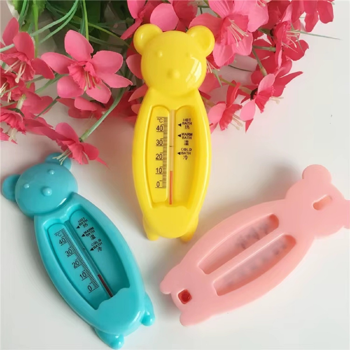 SET 10 TERMOMETROS AGUA DUCHA BAÑO FORMA OSITO BEBES LAU - 8