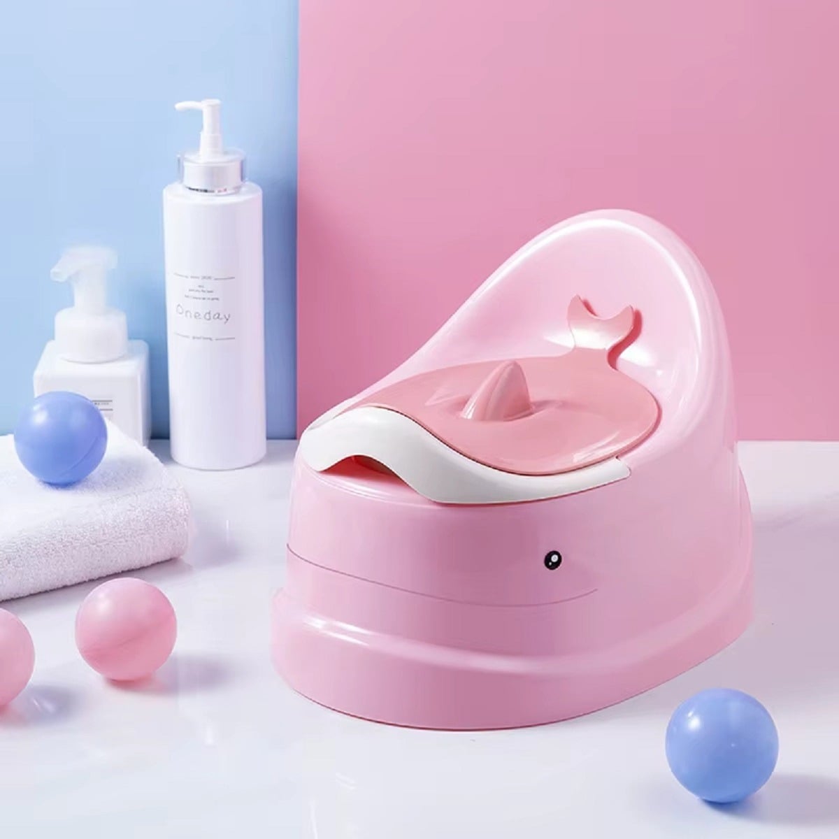 PELELA URINARIO DISEÑO BALLENA ANTIDESLIZANTE NIÑO LAU - 5
