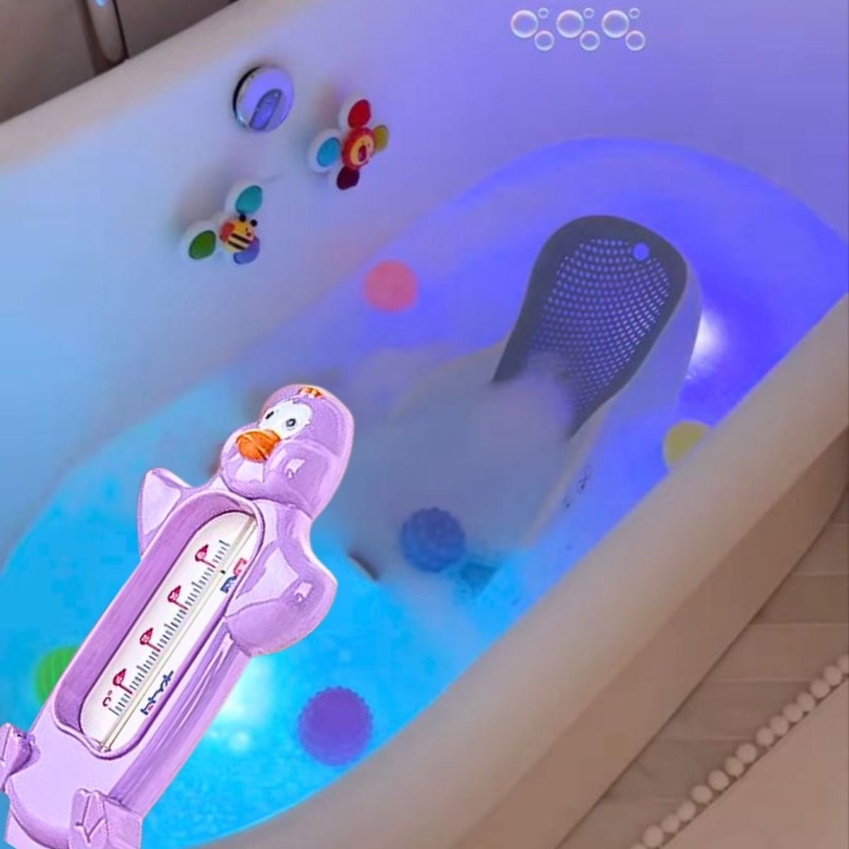 SET 7 TERMOMETROS AGUA DUCHA BAÑO DIVERTIDO NIÑOS LAU - 4