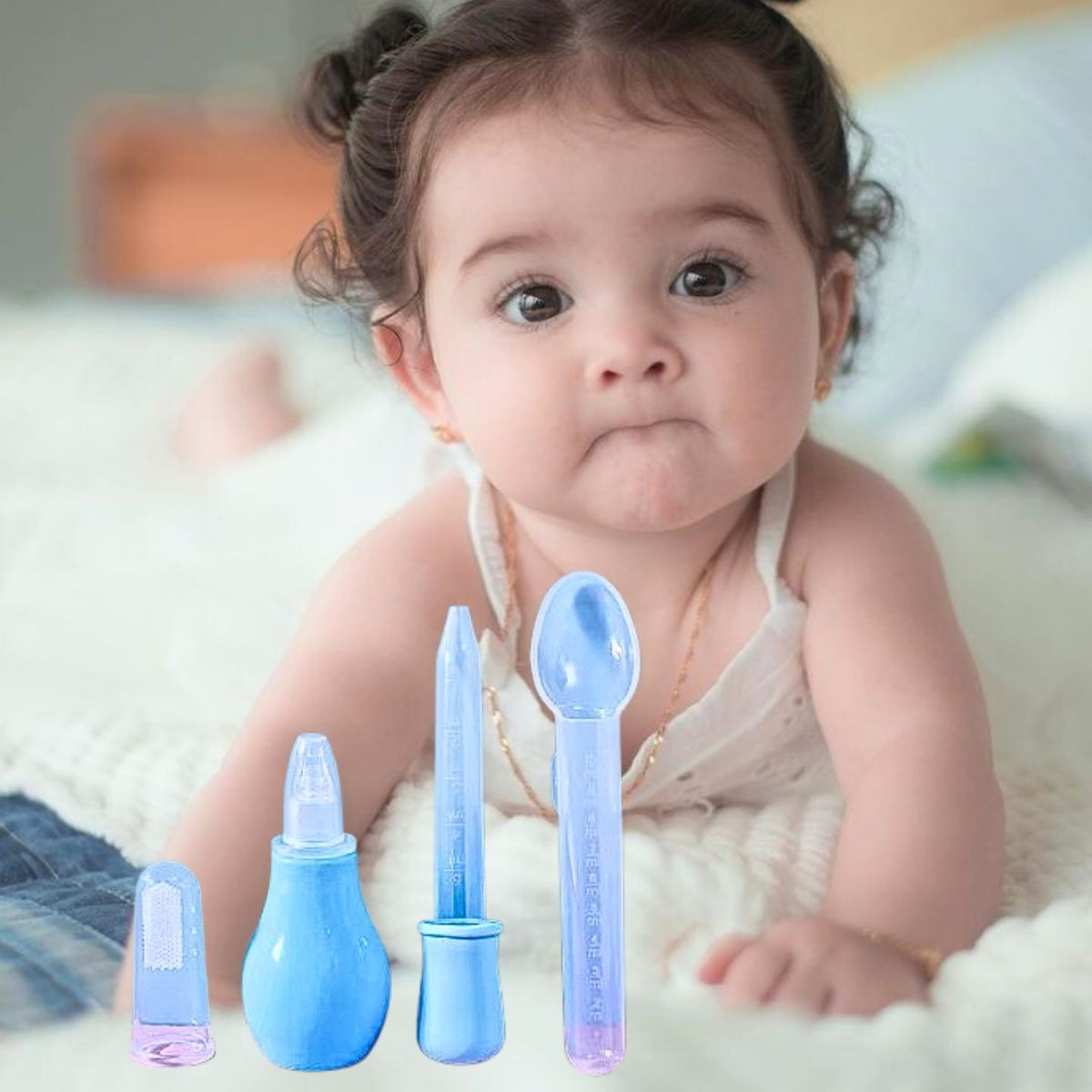 SET 5 ALIMENTADOR MEDICINA REUTILIZABLE 4EN1 MAMA BEBES LAU - 2