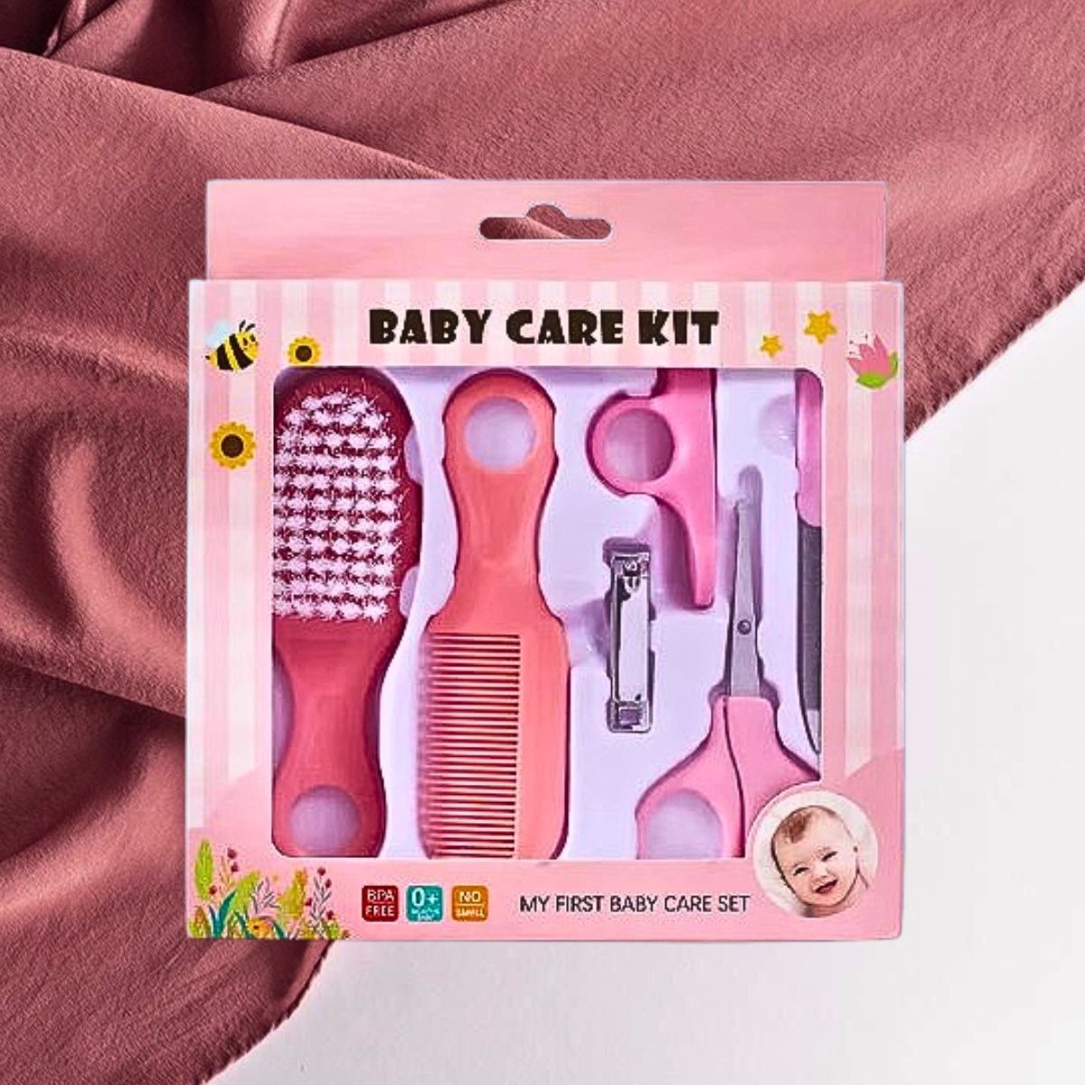 SET 4 KITS CUIDADO BEBE 6 EN 1 ASEO COMPLETO NIÑOS LAU - 8