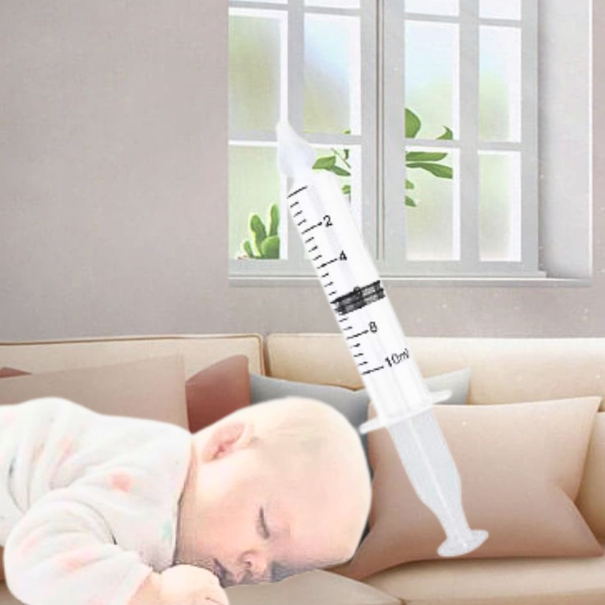 SET 7 ASPIRADOR NASAL FORMA JERINGA NIÑOS BEBES LAU - 6