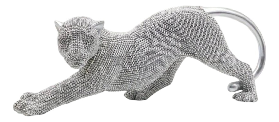 ESTATUA ANIMAL COLECCIONABLE ESCULTURA ARTESANÍA PLATA JHN - 1
