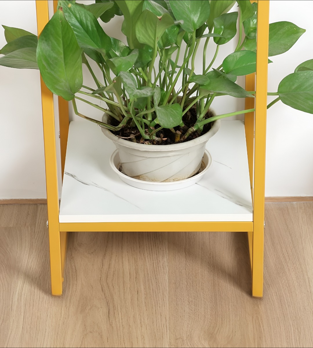 PORTA MACETA SOPORTE PLANTAS 2 NIVELES EXHIBICIÓN 100CM JHN - 7