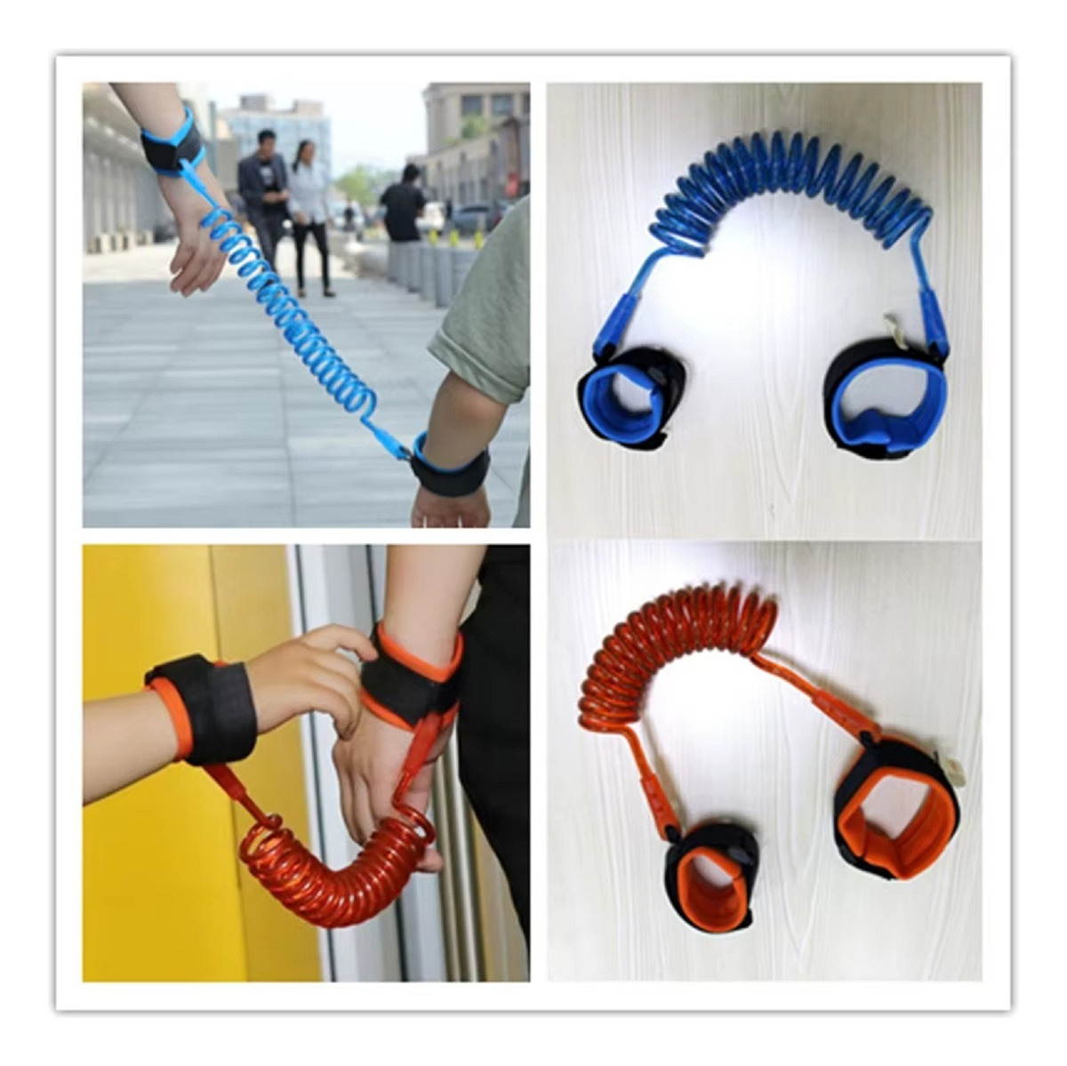 SET 3 CORREAS PULSERA ANTIPERDIDA NIÑOS BEBES PASEO LAU - 5