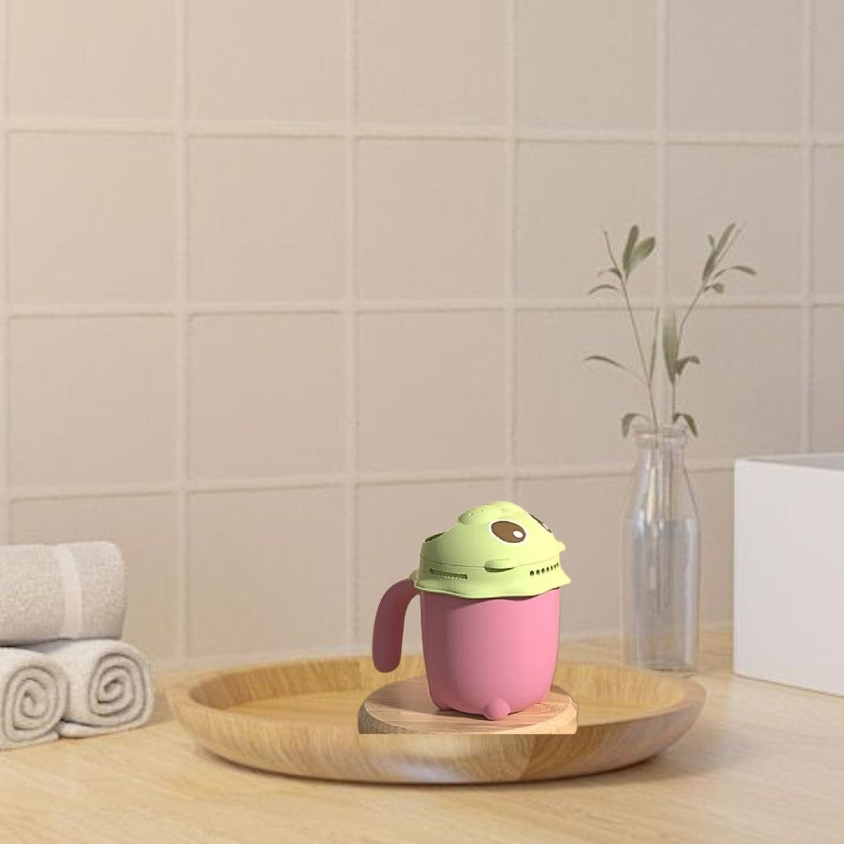 SET 3 JARRO BOTELLA DUCHA REGADERA BAÑO INFANTIL BEBE LAU - 4