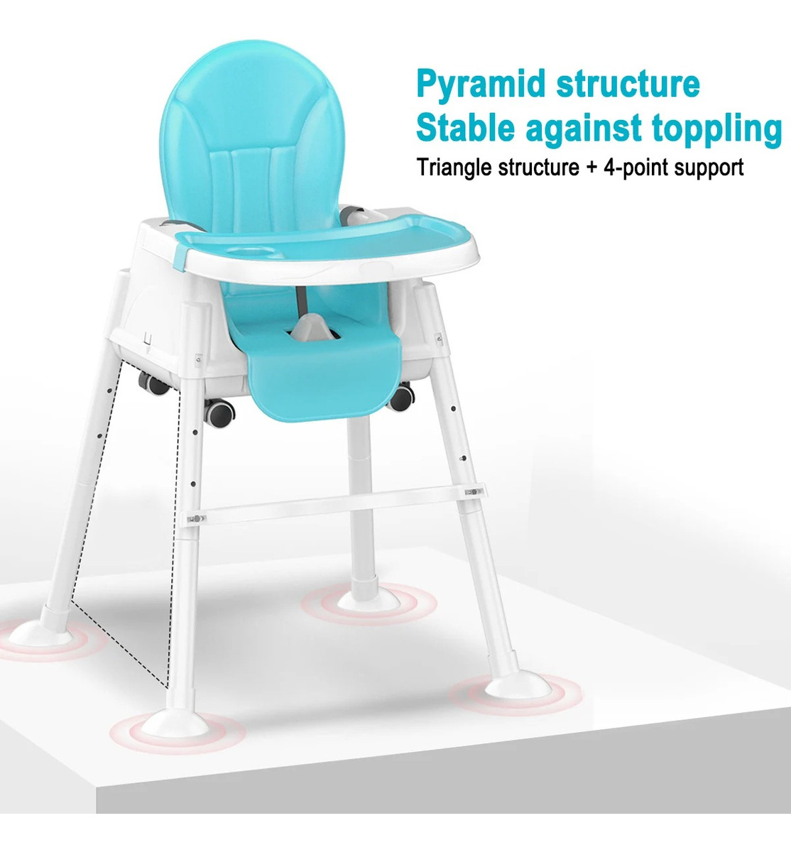 COJIN ASIENTO FUNDA SILLA COMER DESMONTABLE BEBES NIÑOS LAU - 5