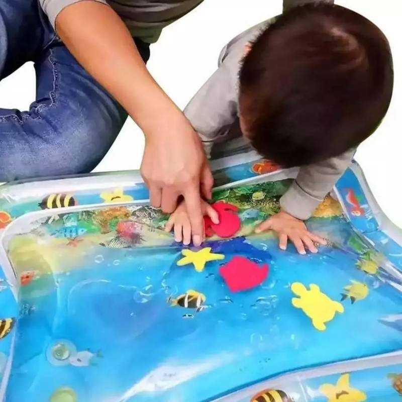 SET 2 TAPETE ALFOMBRA JUEGO INFLABLE BEBE DIVERTIDO LAU - 6