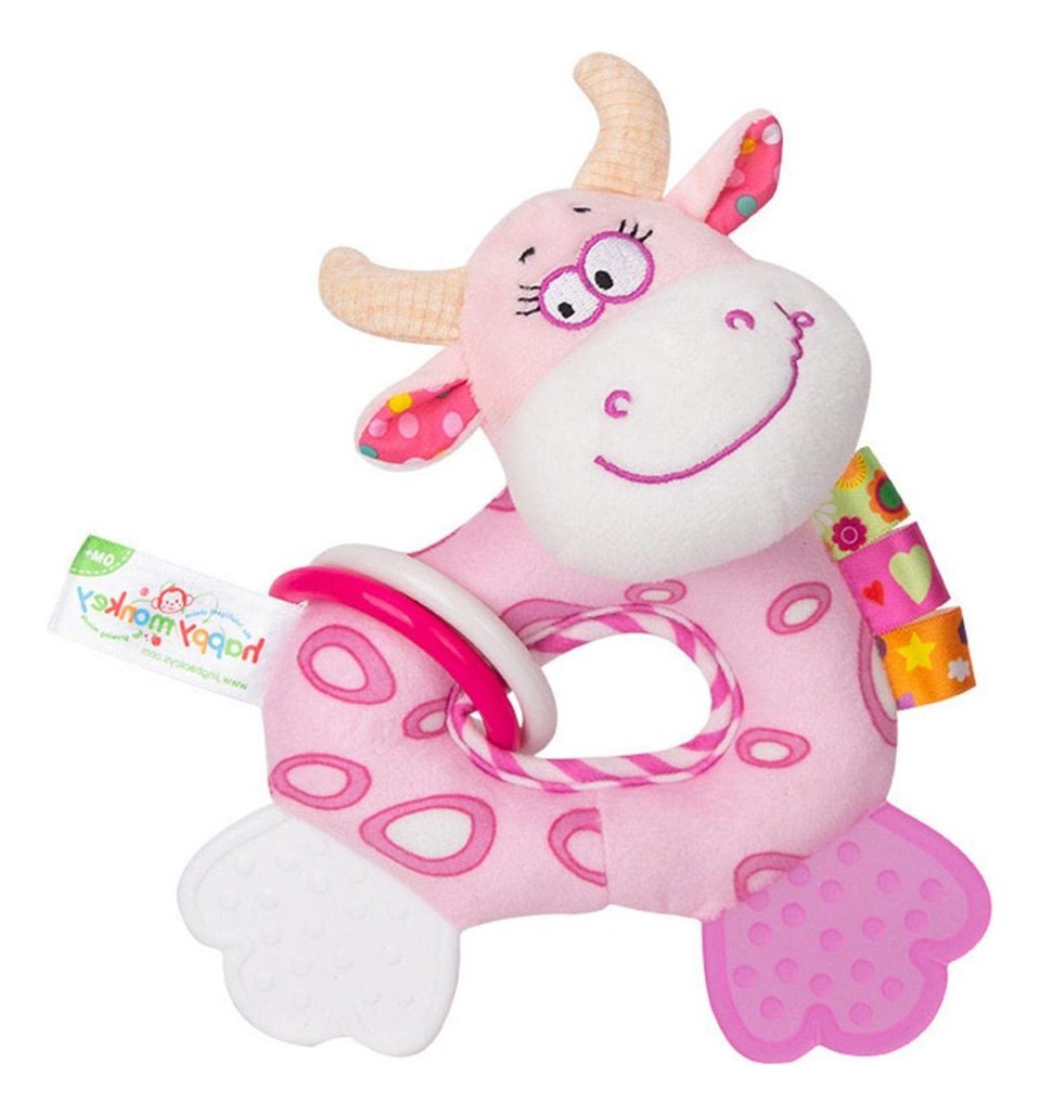 SONAJERO FELPA SUAVE MANO AGARRE PELUCHE DIVERTIDO BEBES LAU - 8