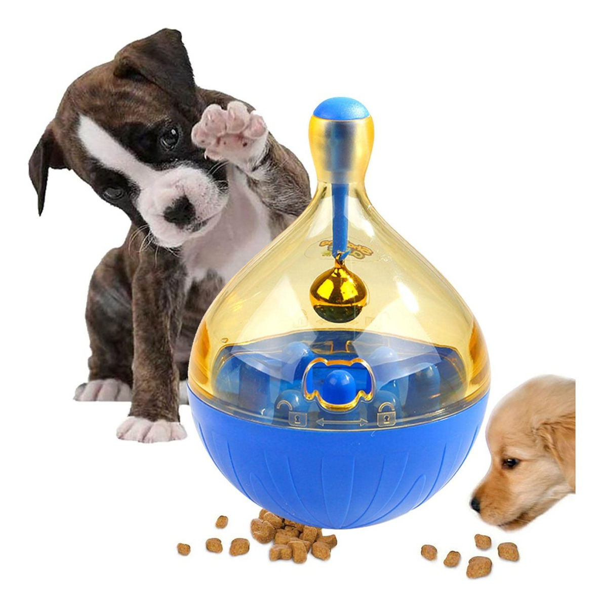 JUGUETE INTERACTIVO DISPENSADOR COMIDA PERRO GATO RONDON - 3
