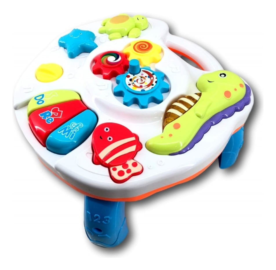 MESA JUEGO 2EN1 ARMA FORMA DE MESA MÚSICA LUCES LAU - 1