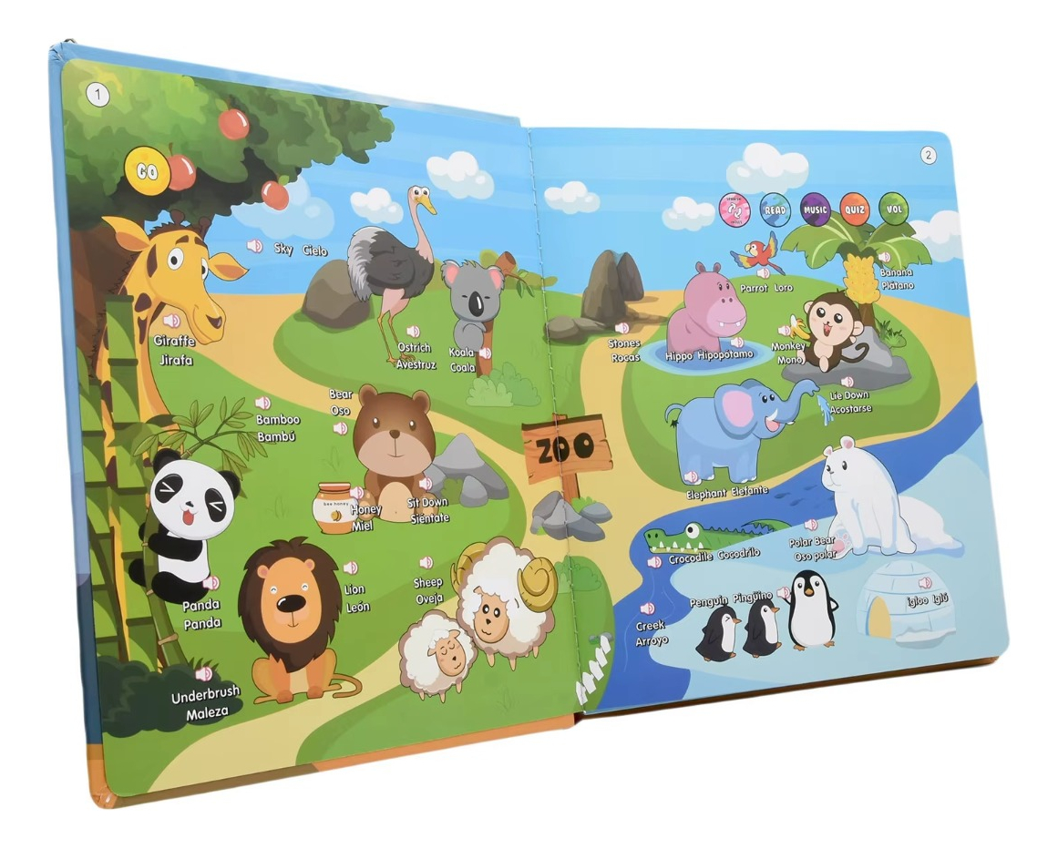 LIBRO DIDÁCTICO INTERACTIVO APRENDIZAJE NIÑOS BILINGÜE LAU - 1