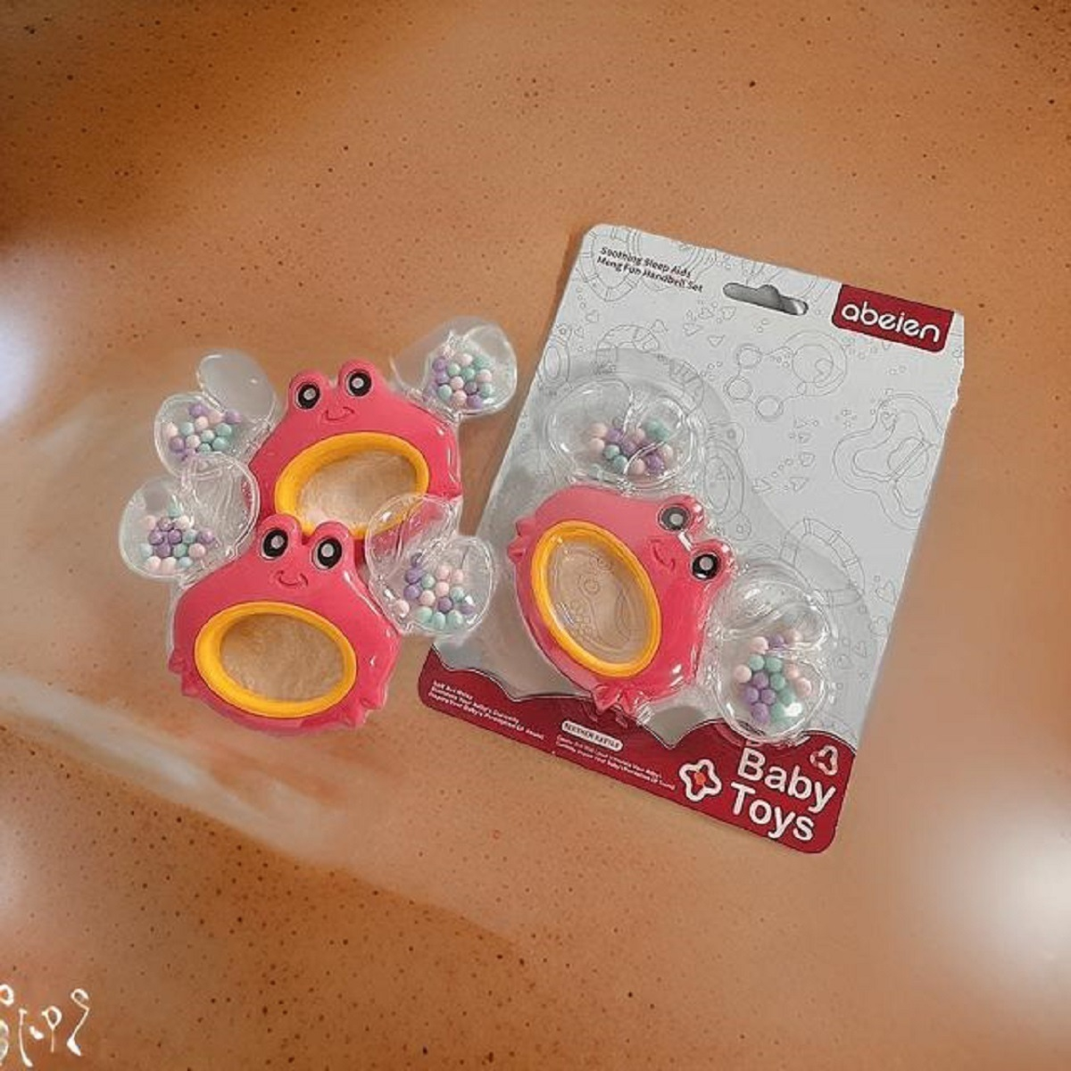 SET 8 SONAJERO CANGREJO MUSICA DIVERTIDO SENSORIAL BEBE LAU - 7