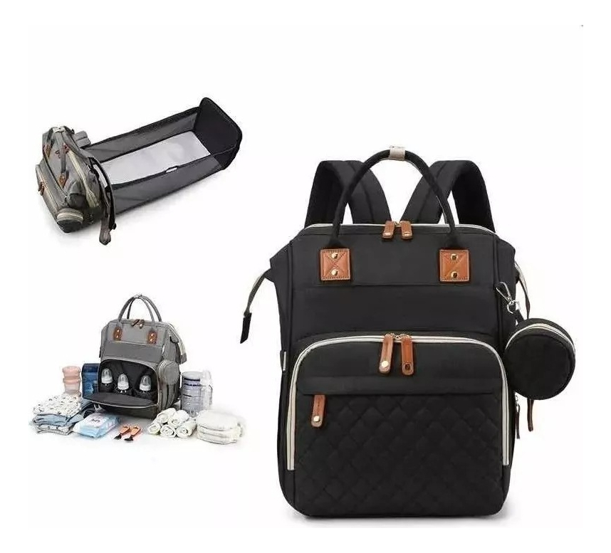 MOCHILA PAÑALERA PORTÁTIL VIAJE IMPERMEABLE MAMA BEBÉ LAU - 9