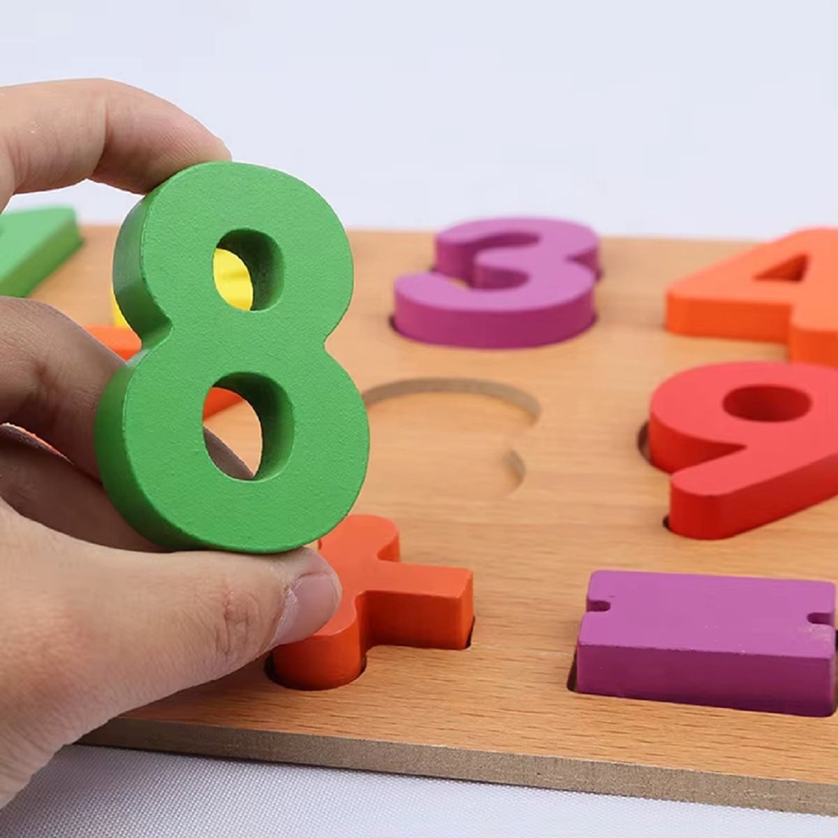 SET 3 ROMPECABEZAS MADERA NUMERO LETRAS EDUCATIVO NIÑOS LAU - 2