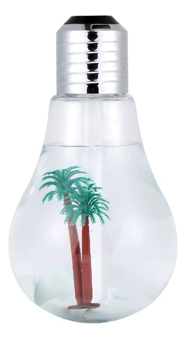 GENÉRICO HUMIDIFICADOR DISEÑO BOMBILLO NOCTURNO DECORA PORTÁTIL LAU