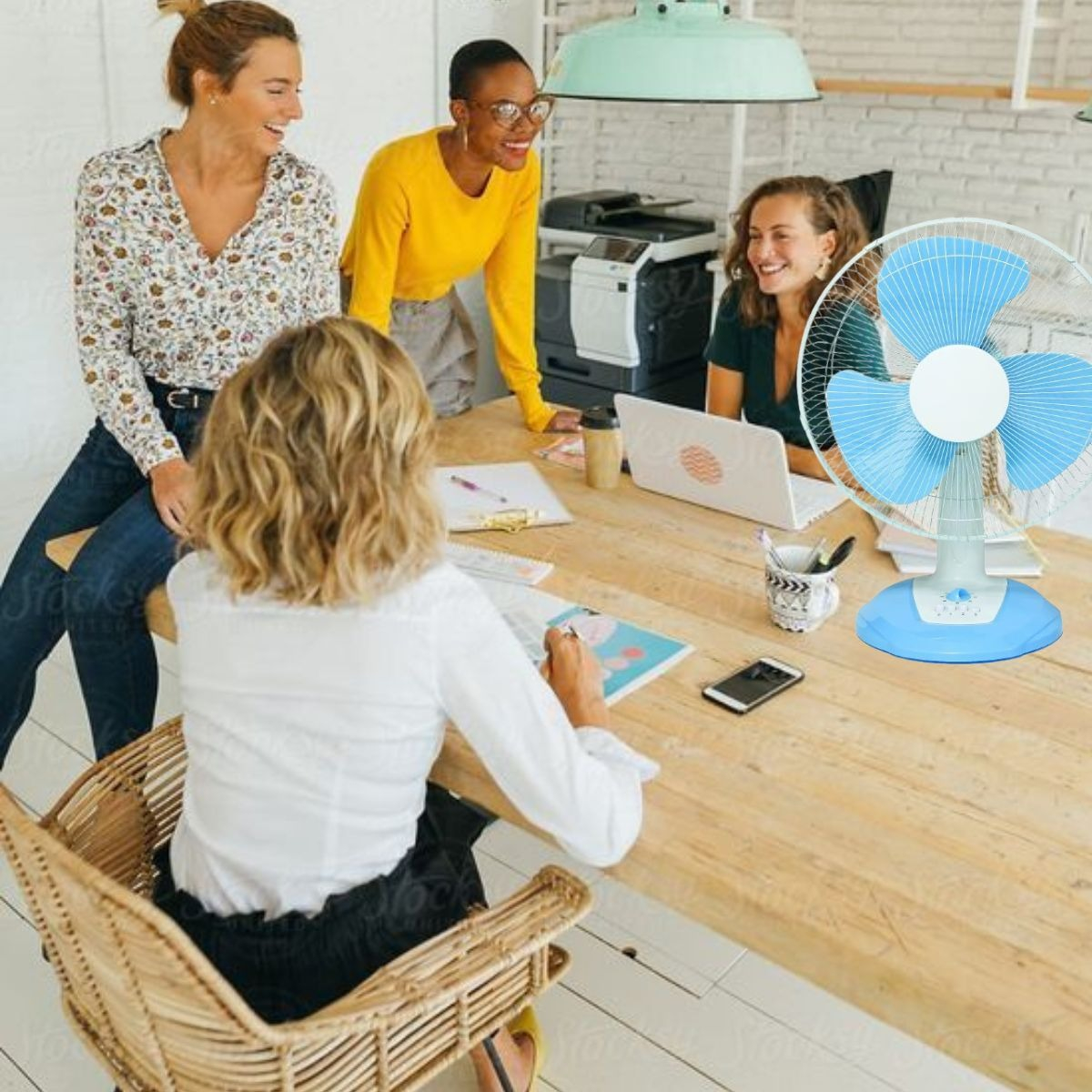 VENTILADOR CLASICO MESA CLASICO ALTA VELOCIDAD HOGAR LAU - 4