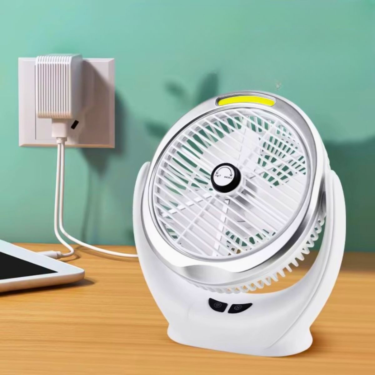 VENTILADOR ESCRITORIO PORTÁTIL USB 360° HOGAR VIAJE LAU - 9