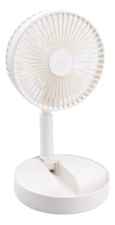VENTILADOR PORTATIL ESCRITORIO AJUSTABLE RECARGABLE USB LAU - 1