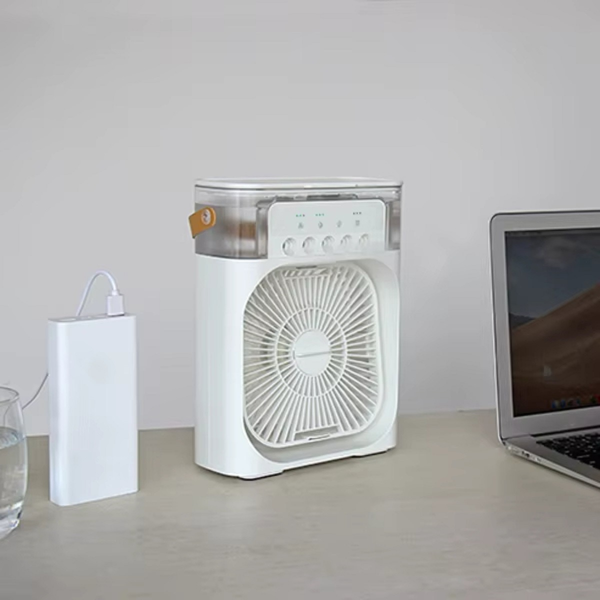 ENFRIADOR AGUA PORTÁTIL AIRE RECARGABLE HUMIDIFICADOR LAU - 6