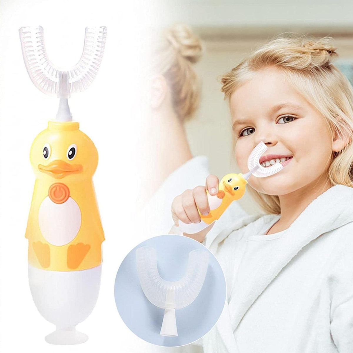 CEPILLOS DIENTES FORMA U SILICONA RESISTENTE NIÑOS LAU - 9