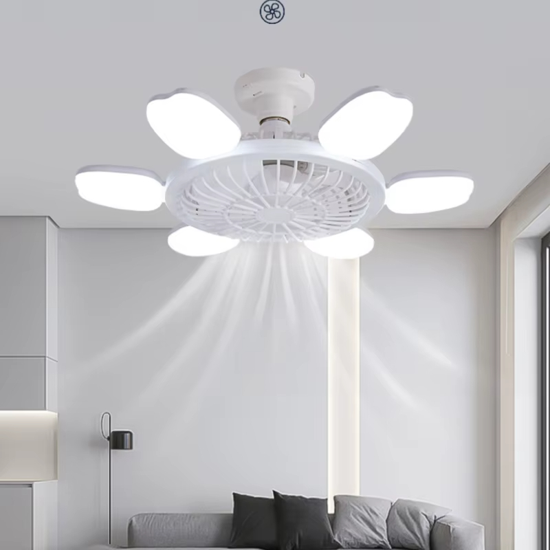 VENTILADOR LED PLEGABLE CONTROL REMOTO ILUMINACION LAU - 6