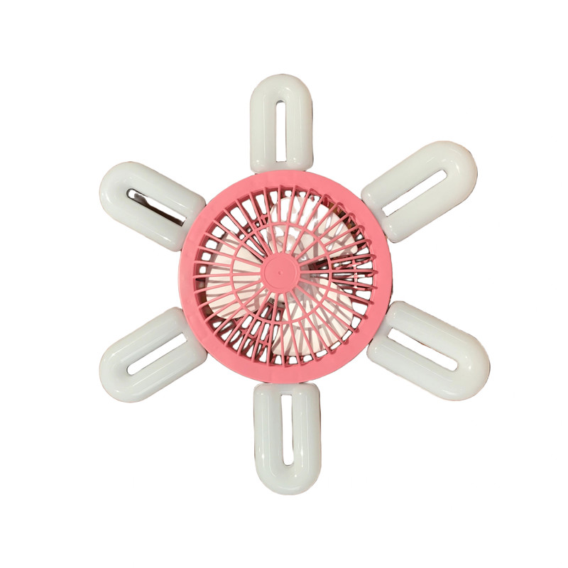 VENTILADOR LED PLEGABLE CONTROL REMOTO ILUMINACION LAU - 7