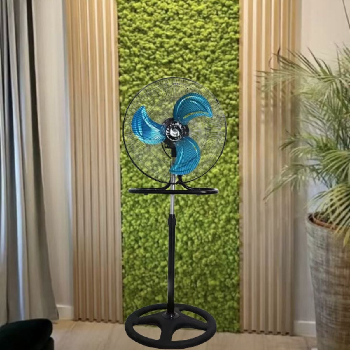VENTILADOR PEDESTAL  AIRE FRESCO VERSATIL POTENTE HOGAR LAU - 2