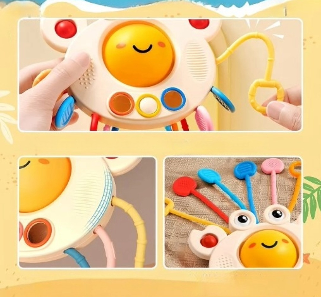 SONAJERO JUGUETE SENSORIAL DENTICION ESTIMULACION BEBE LAU - 10