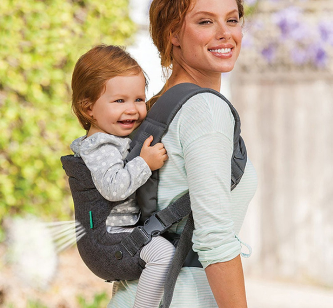 PORTABEBE CANGURERA CARGADOR ERGONOMICO INFANTIL BEBE LAU - 5