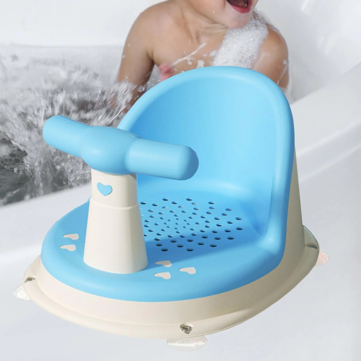 SILLA DUCHA ASIENTO BAÑO ANTIDESLIZANTE BEBE NIÑOS LAU - 3