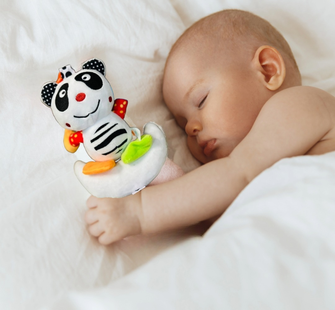 SONAJERO COLGANTE MOVIL DISEÑO CONEJITO BEBE 3-M CUNA LAU - 9