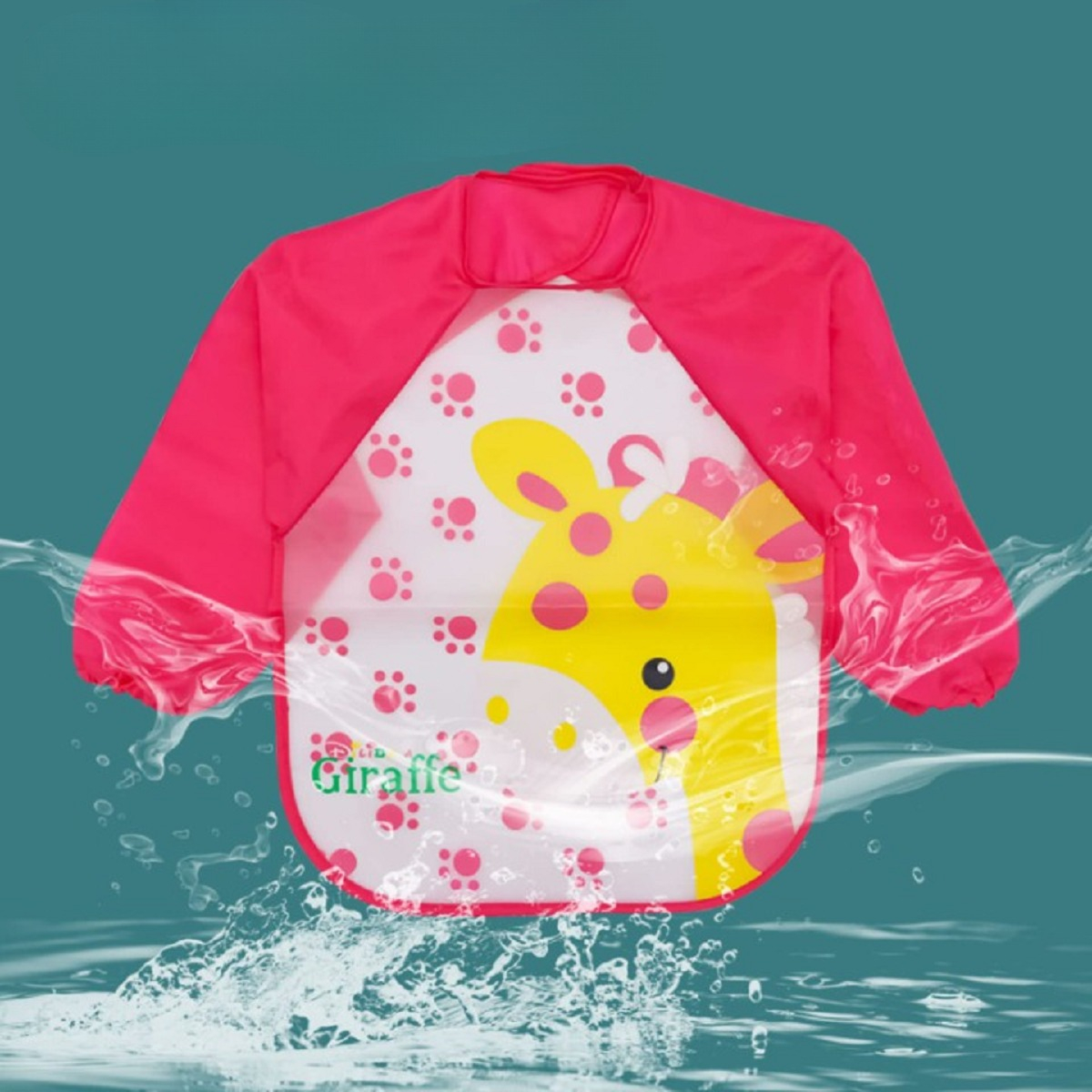 SET 5 BABERO IMPERMEABLE MANGA LARGA PINTURA COCINA NIÑO LAU - 2