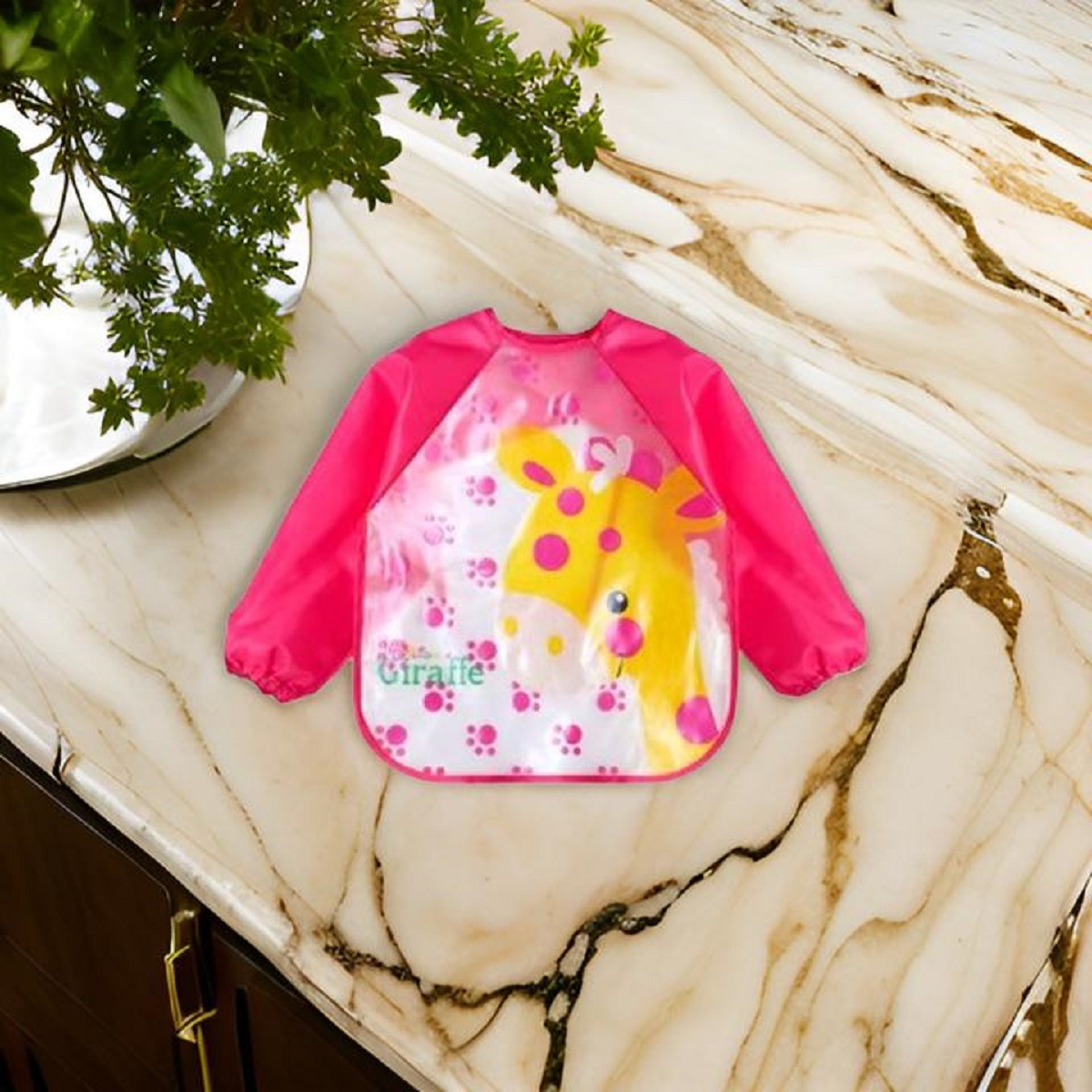 SET 5 BABERO IMPERMEABLE MANGA LARGA PINTURA COCINA NIÑO LAU - 7
