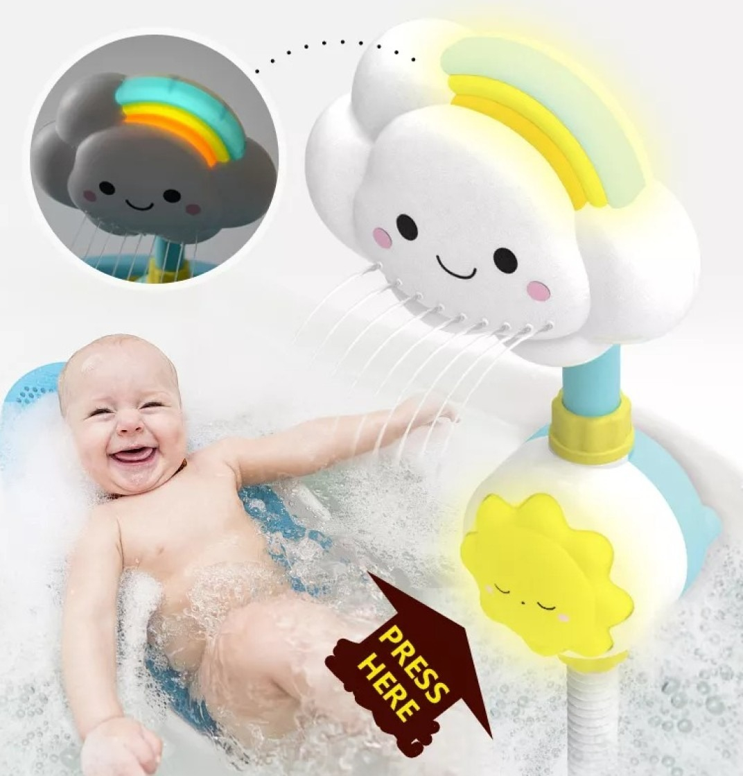 JUGUETE BAÑO DUCHA INFANTIL BAÑERA NUBE BEBE PORTATIL LAU - 6