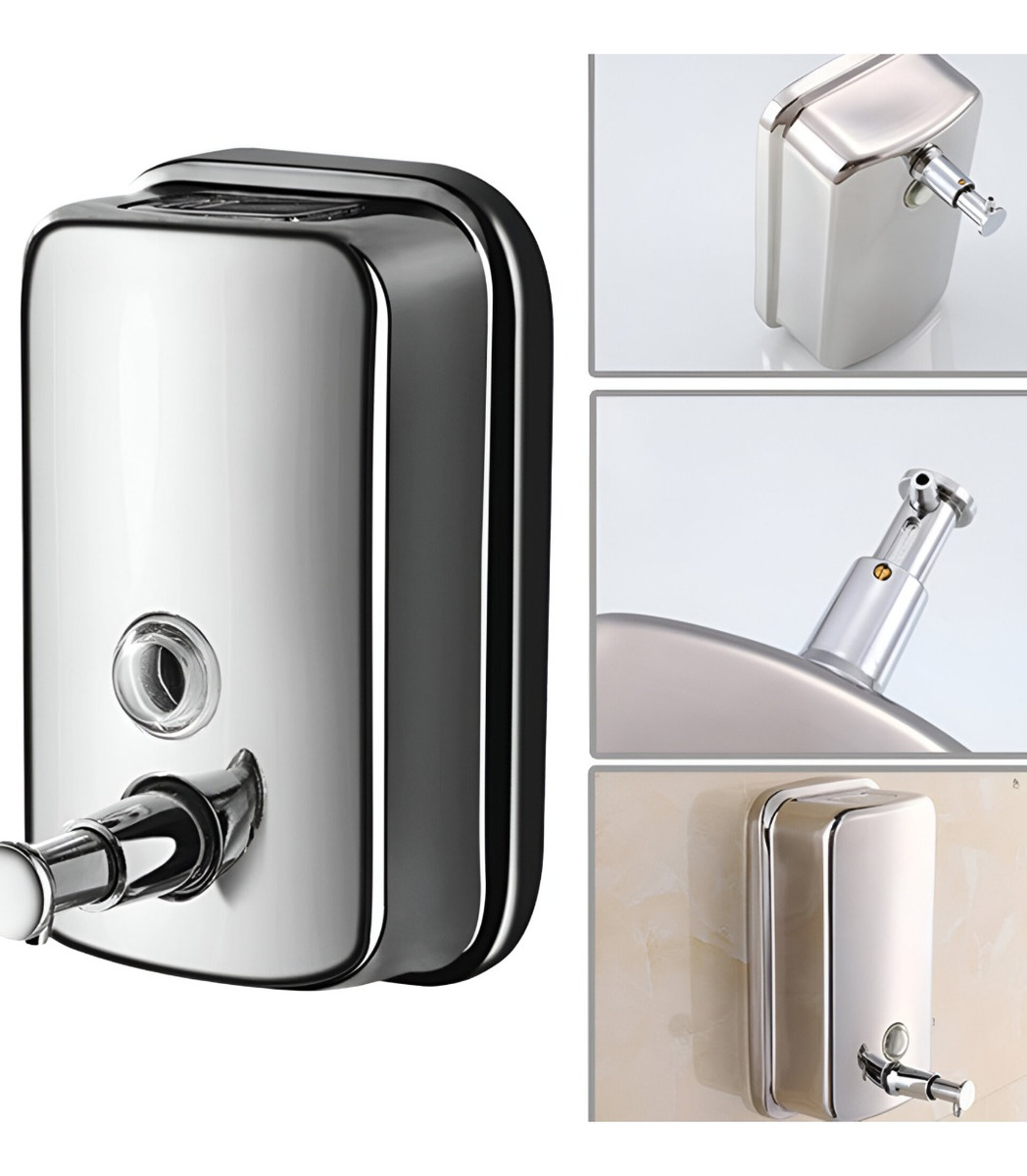 DISPENSADOR JABÓN PARED 1000ML MODERNO BAÑO COCINA JHN - 3