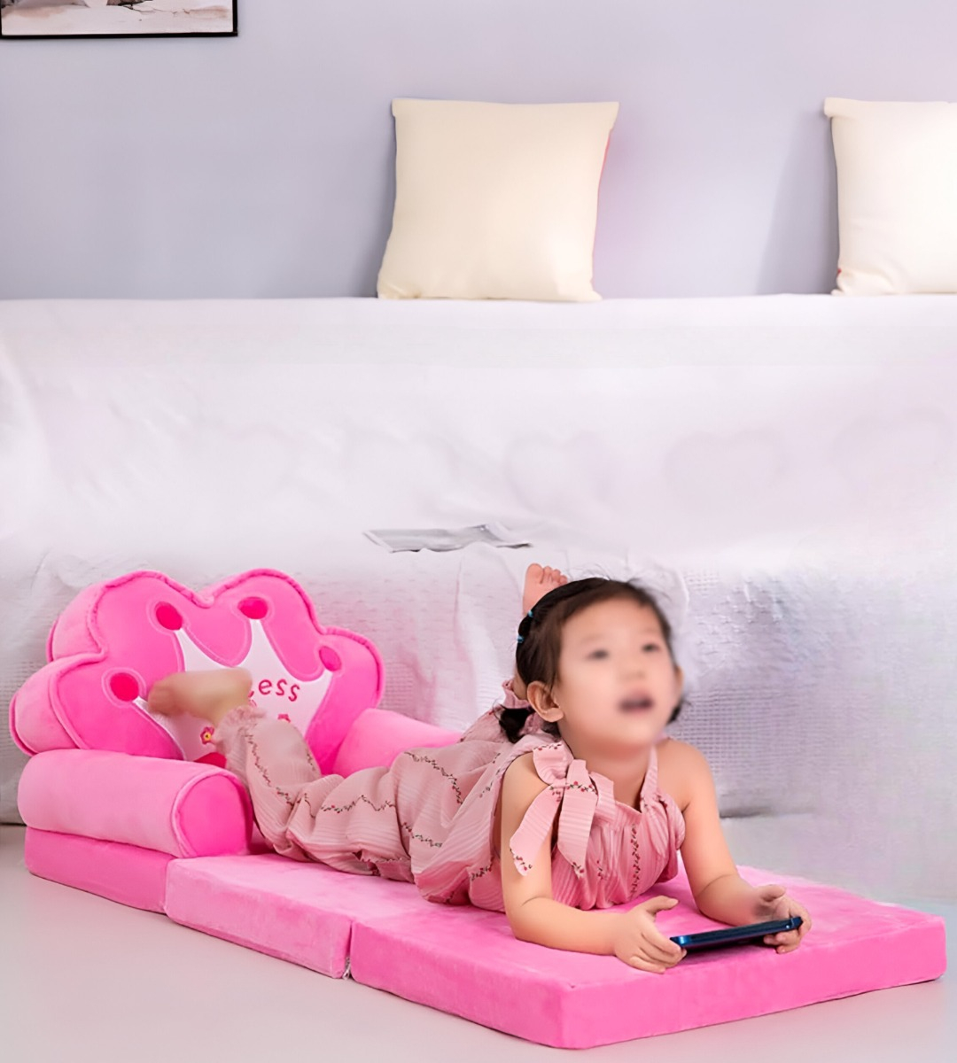 SOFÁ CAMA SILLA REPOSABRAZOS TRIPLE PLEGABLE NIÑOS JHN - 10