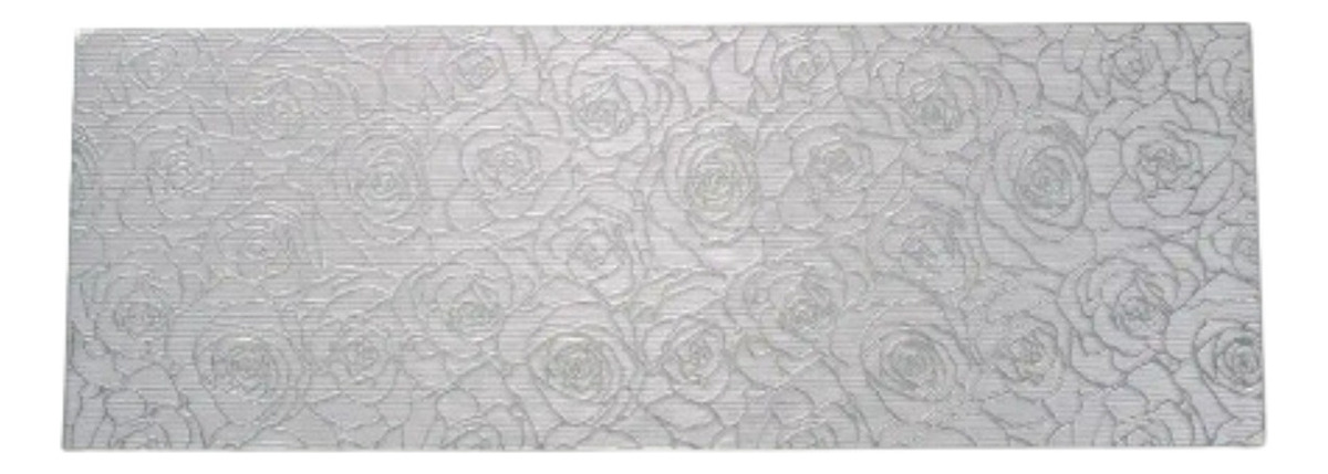 SET 3 MANTEL DECORATIVO ELEGANTE DISEÑO FLORAL RELIEVE LAU - 6