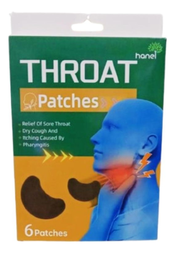 PARCHES ALIVIO GARGANTA REDUCIR INFLAMACIÓN 8 PACK JHN - 1