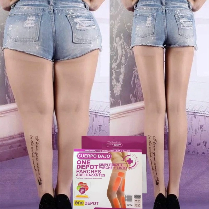 PARCHE ADELGAZANTE REDUCTOR CUERPO BAJO INTENSIVA 5 PACK JHN - 6